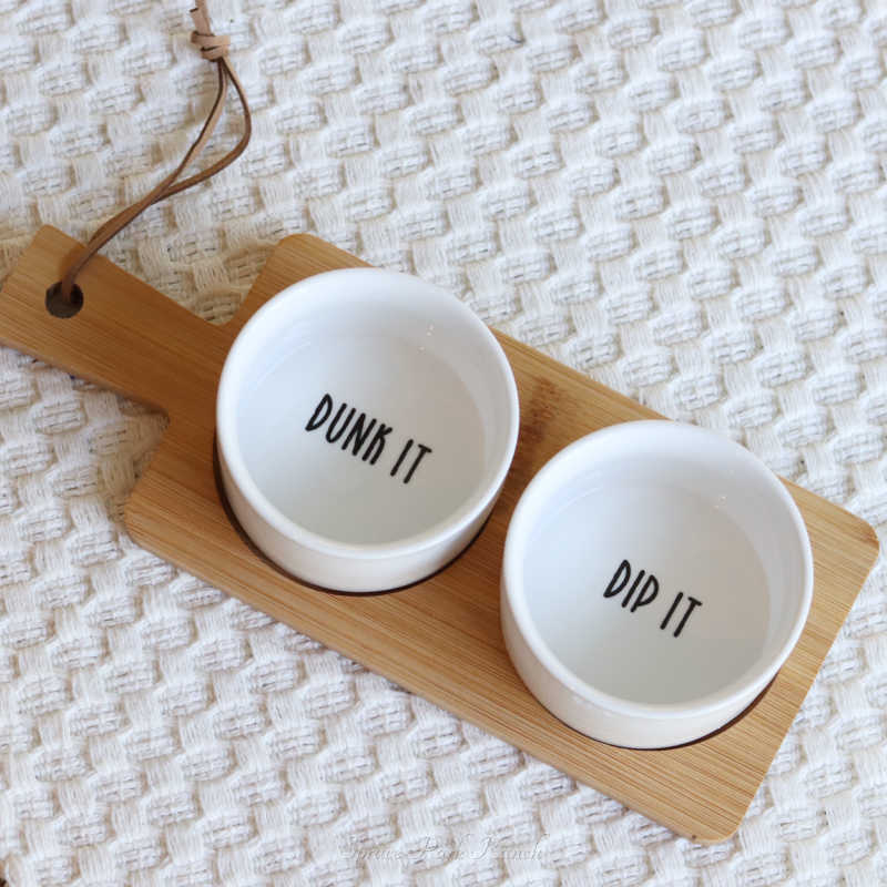 Condiment Bowl & Tray Set