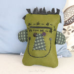 Fabric Frankenstein Head