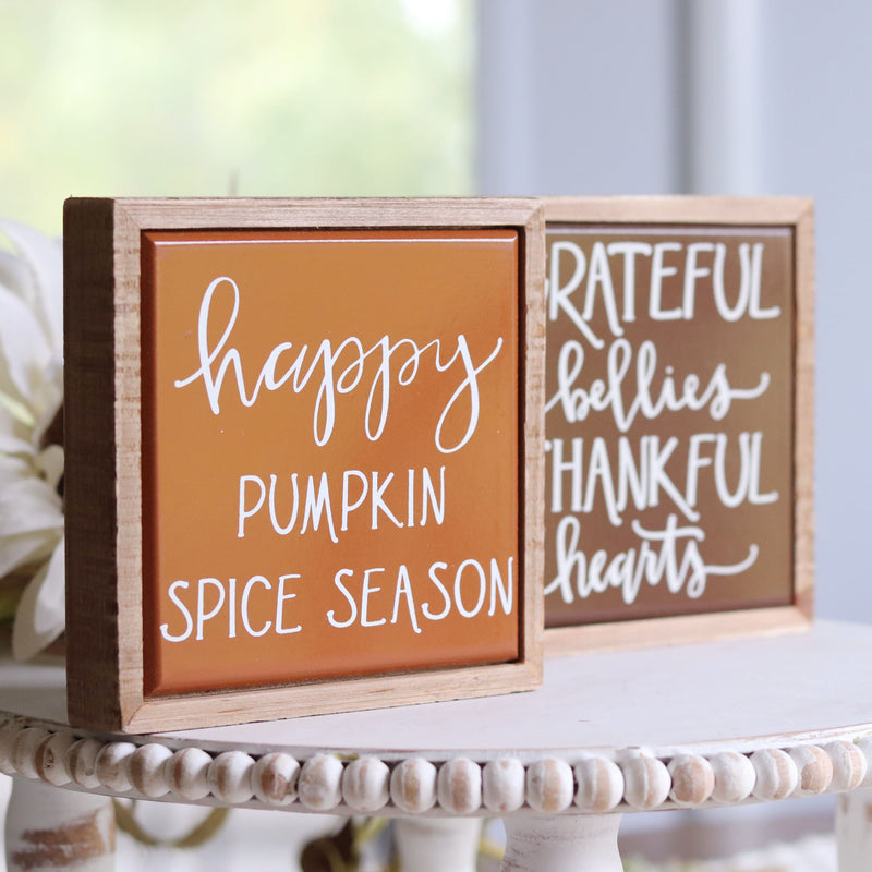 Fall Box Signs