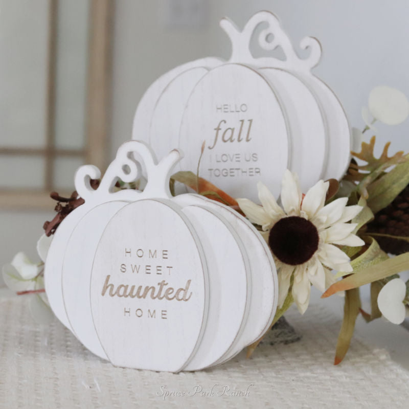Reversible Fall and Halloween Pumpkin