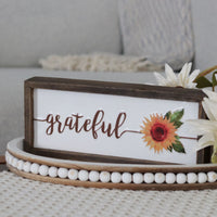 Embossed Harvest Sign
