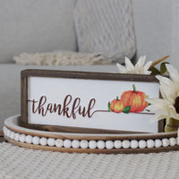 Embossed Harvest Sign