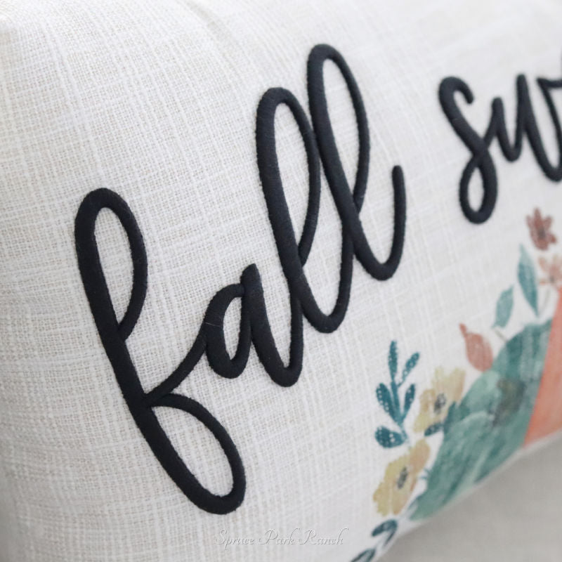 Fall Sweet Fall Harvest Tassel Pillow