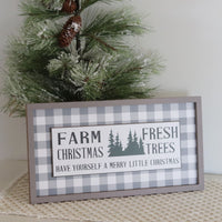 Farm Fresh Christmas Tree Sign