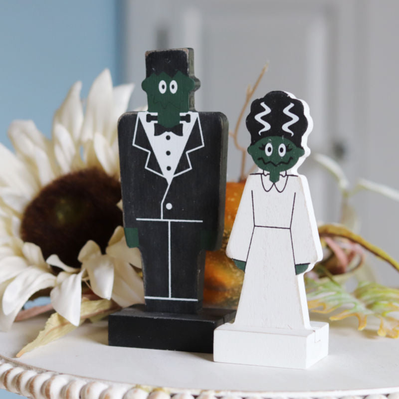 Halloween Wood Cutout Frankenstein