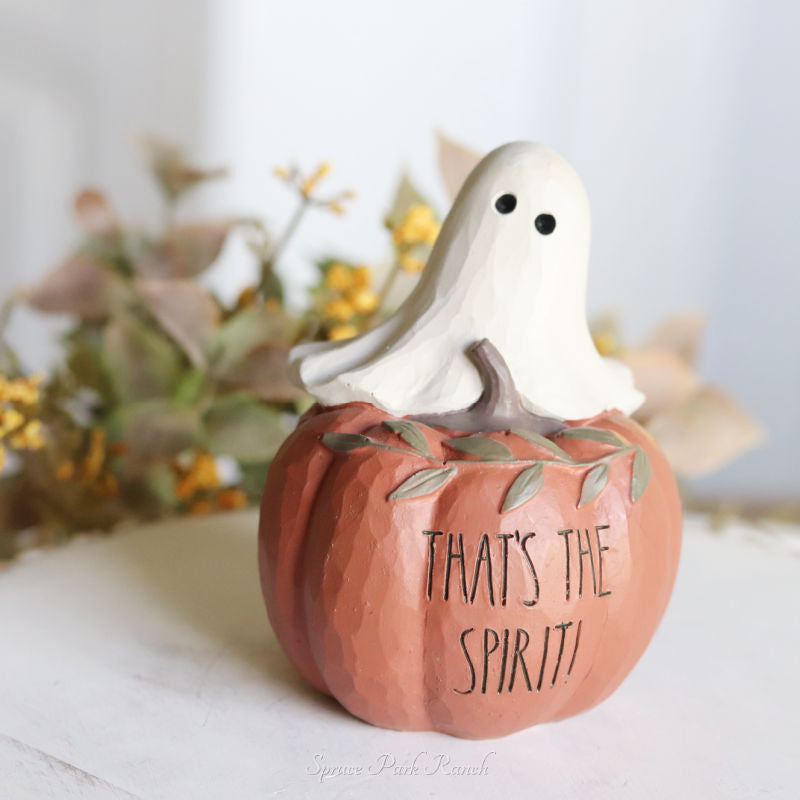 Ghost On Pumpkin