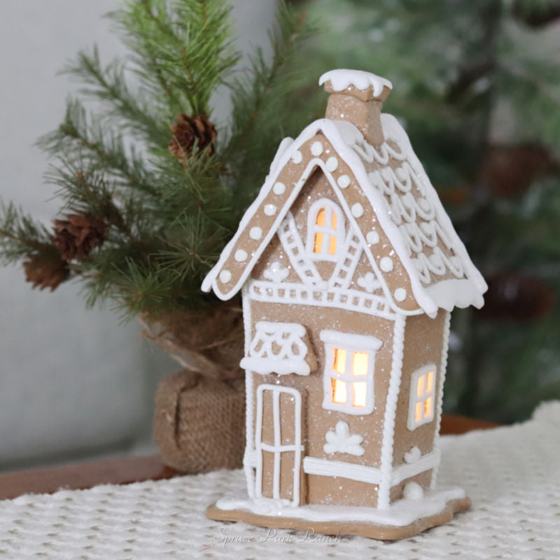 Light Up Gingerbread House