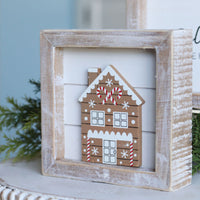Reversible Wood Gingerbread and Relax Sign