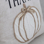 Give Thanks Pumpkin Pillow