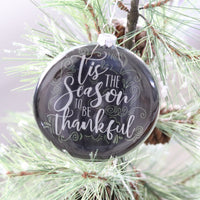 Scandi Glass Disc Tree Ornament