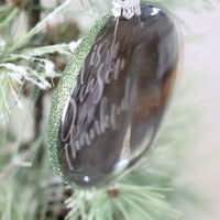 Scandi Glass Disc Tree Ornament