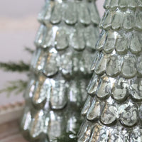Green Glass LED Tree