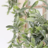 Glittered Mistletoe Greenery Collection