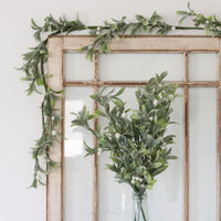 Glittered Mistletoe Greenery Collection