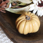 Antique Goldenrod Resin Pumpkin