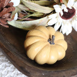 Antique Goldenrod Resin Pumpkin