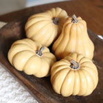 Antique Goldenrod Resin Pumpkin