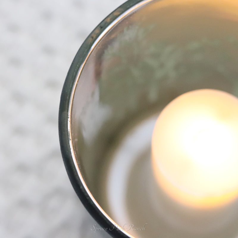 Green Tree Candle Holder