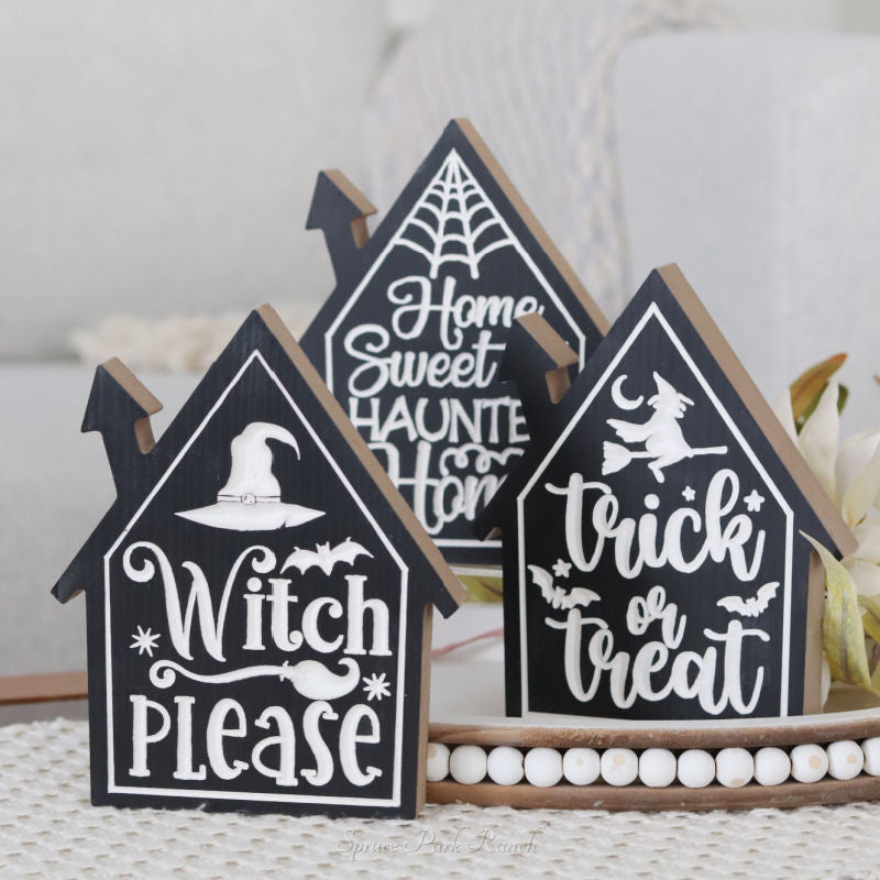 Halloween House Block