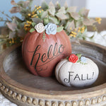 Hello Fall Pumpkin