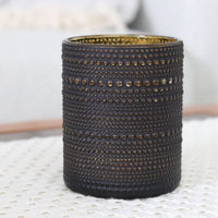 Hobnail Glass Candle Holder
