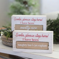 Holiday Double Sided Spinning Sign