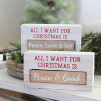 Holiday Double Sided Spinning Sign
