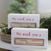 Holiday Double Sided Spinning Sign