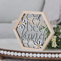 Honeycomb Bee Plaque