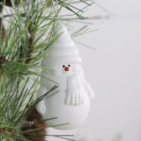 Ceramic Snowman Ornament