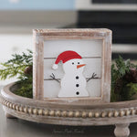 Reversible Wood Snowman and Love You Sign