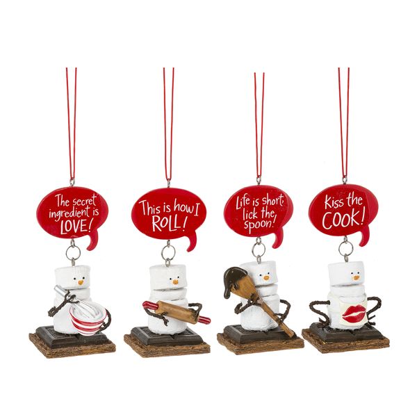Toasted S'Mores Baking Ornament
