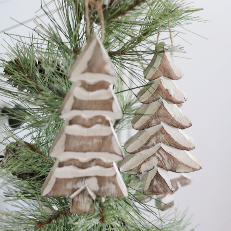 Mango Wood Tree Ornament