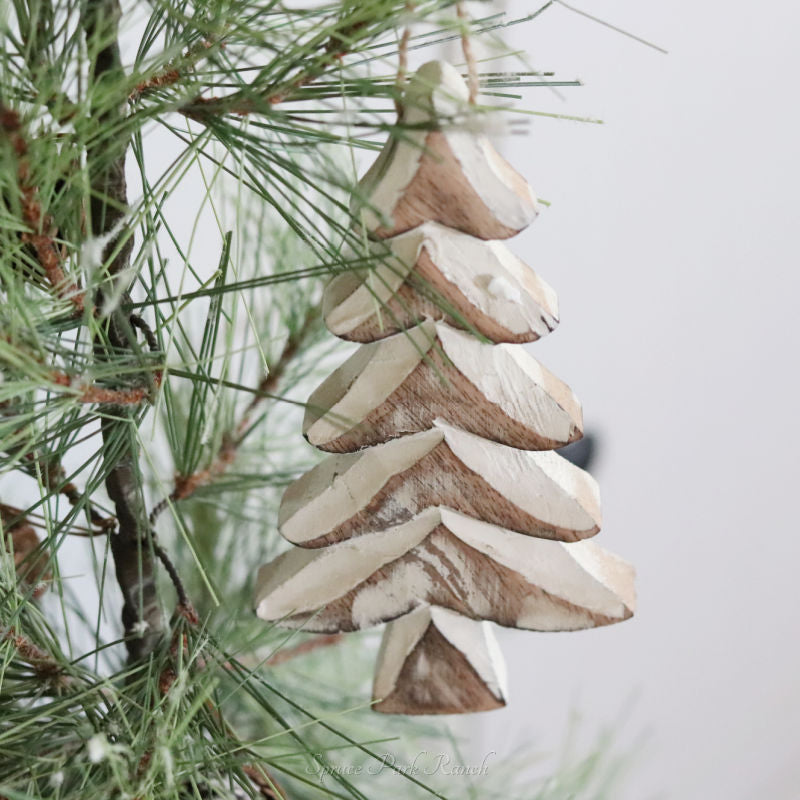 Mango Wood Tree Ornament
