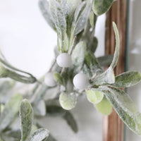Mistletoe White Berry Wreath Collection