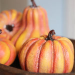 Antique Orange Resin Pumpkin