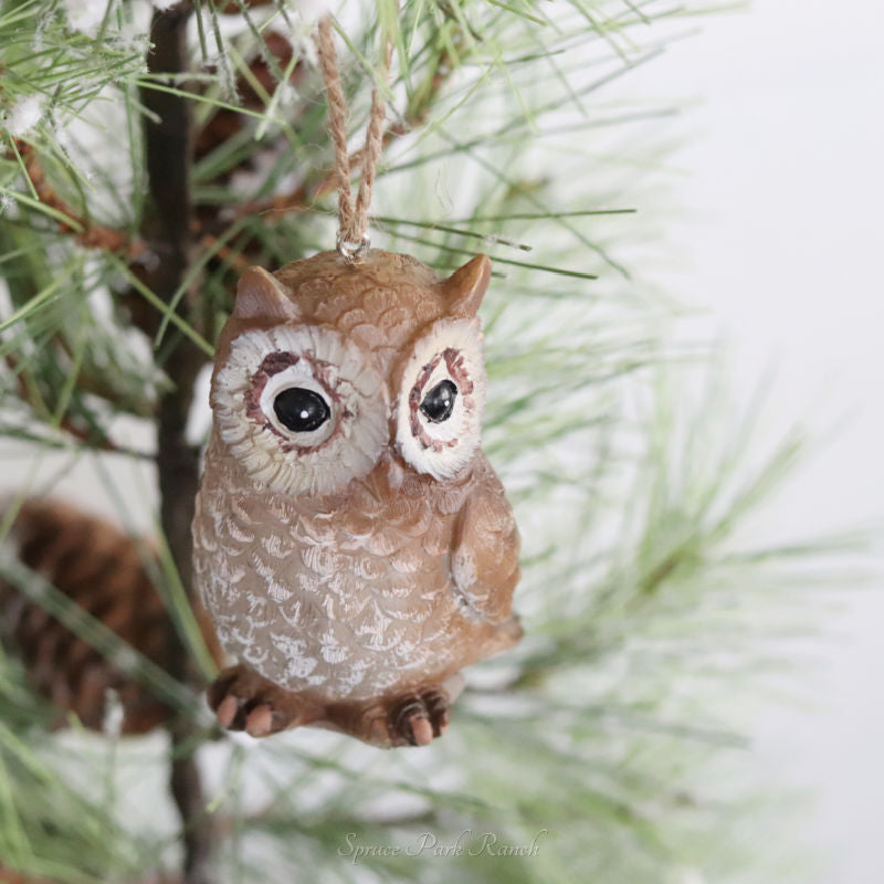 Resin Owl Ornament