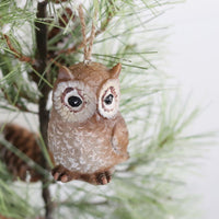 Resin Owl Ornament