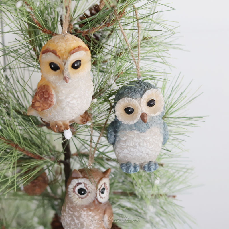 Resin Owl Ornament