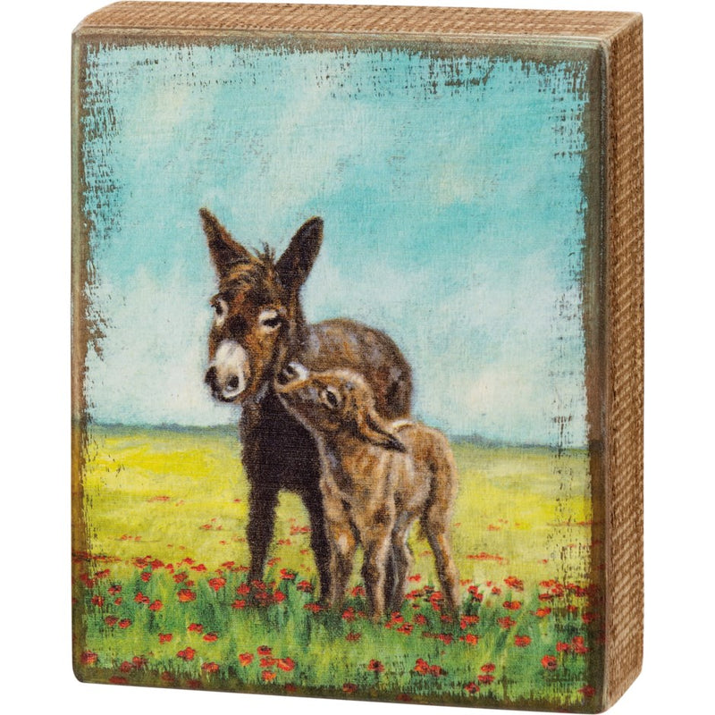 Donkey Block Sign