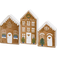 Chunky Gingerbread House Sitter