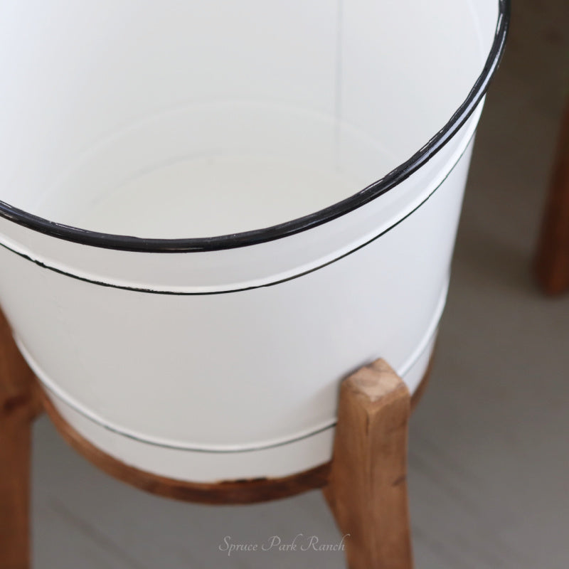 Metal Faucet Planter