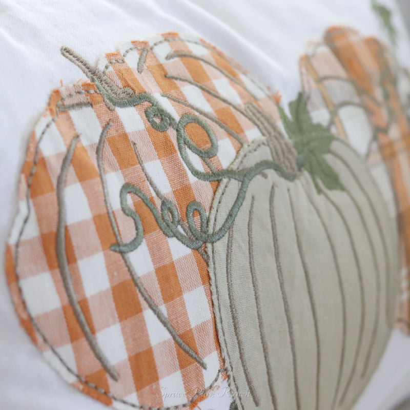 Pumpkin Seed Reversible Pillow