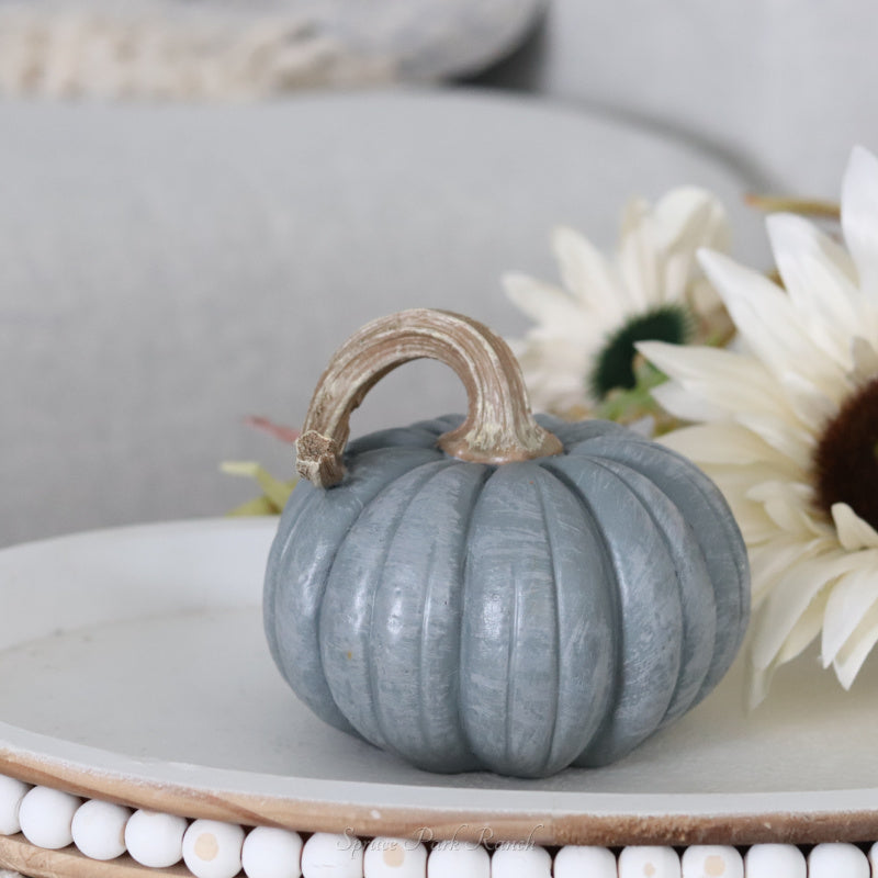 Colourful Harvest Resin Pumpkin