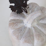 Wood Finish Resin Pumpkin