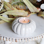 Ceramic Pumpkin Tealight Holder