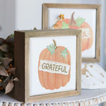 Pumpkin Tile Sign