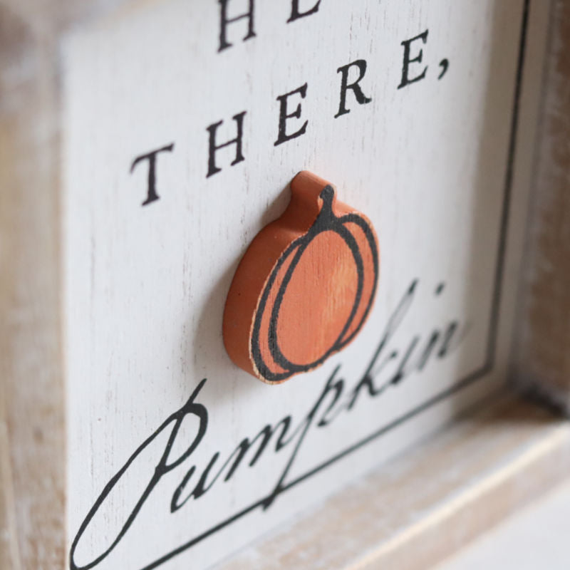 Reversible Tomb and Pumpkin Sign