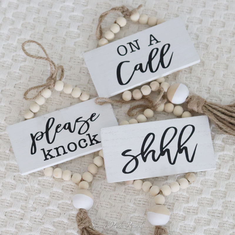 Kind Reminder Hanging Signs