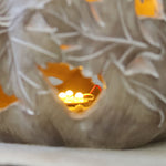 Resin LED Leaf Cutout Pumpkin